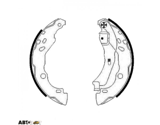 Тормозные колодки Bosch 0 986 487 819, цена: 1 927 грн.
