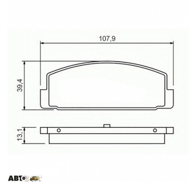 Тормозные колодки Bosch 0 986 424 295, цена: 748 грн.