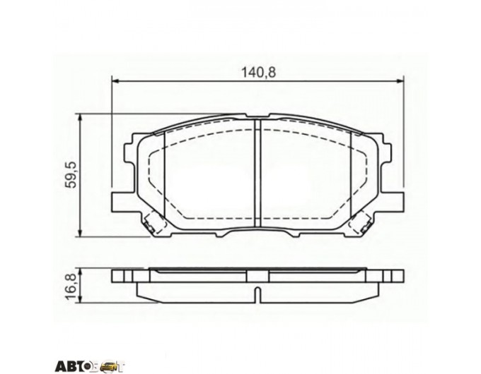 Тормозные колодки Bosch 0 986 494 218, цена: 2 509 грн.