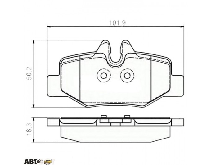Гальмівні колодки Bosch 0 986 495 088, ціна: 2 887 грн.