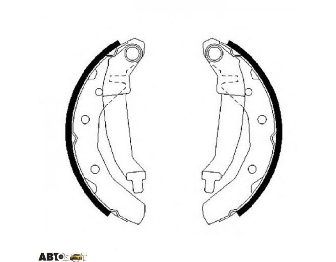Тормозные колодки Bosch 0 986 487 628, цена: 1 480 грн.