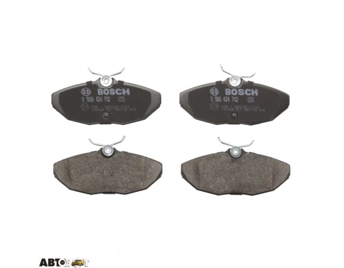 Тормозные колодки Bosch 0 986 424 702, цена: 2 964 грн.