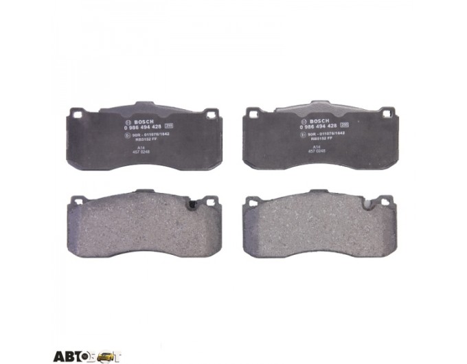Тормозные колодки Bosch 0 986 494 428, цена: 2 897 грн.