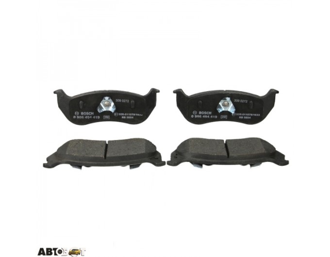 Тормозные колодки Bosch 0 986 494 419, цена: 2 061 грн.