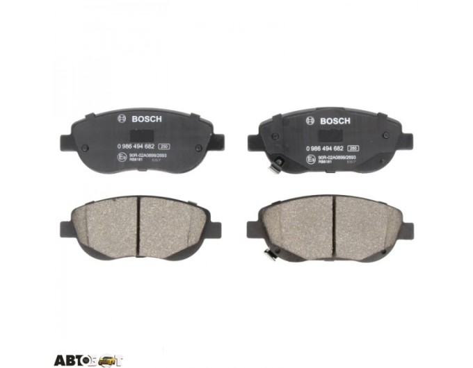 Тормозные колодки Bosch 0 986 494 682, цена: 4 173 грн.