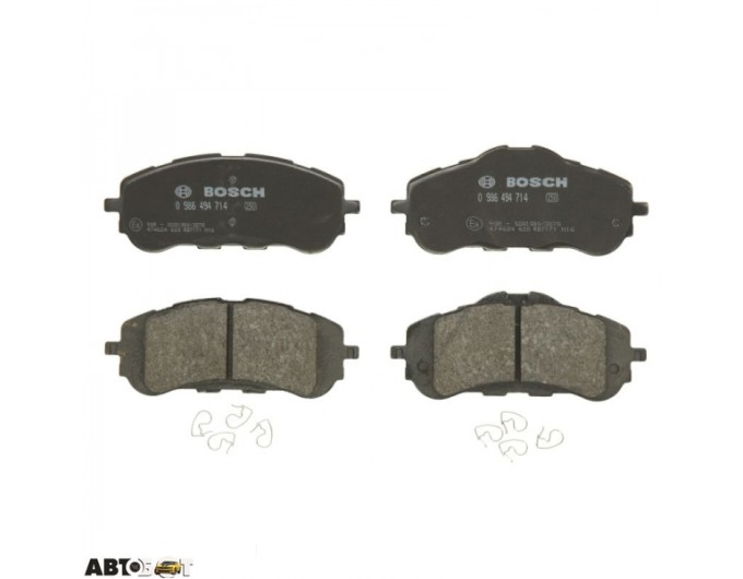 Тормозные колодки Bosch 0 986 494 714, цена: 3 206 грн.