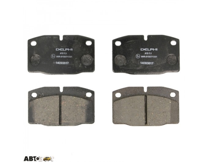 Тормозные колодки DELPHI LP0415, цена: 876 грн.