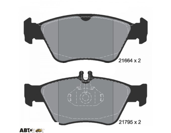 Гальмівні колодки Textar 2166404, ціна: 3 950 грн.