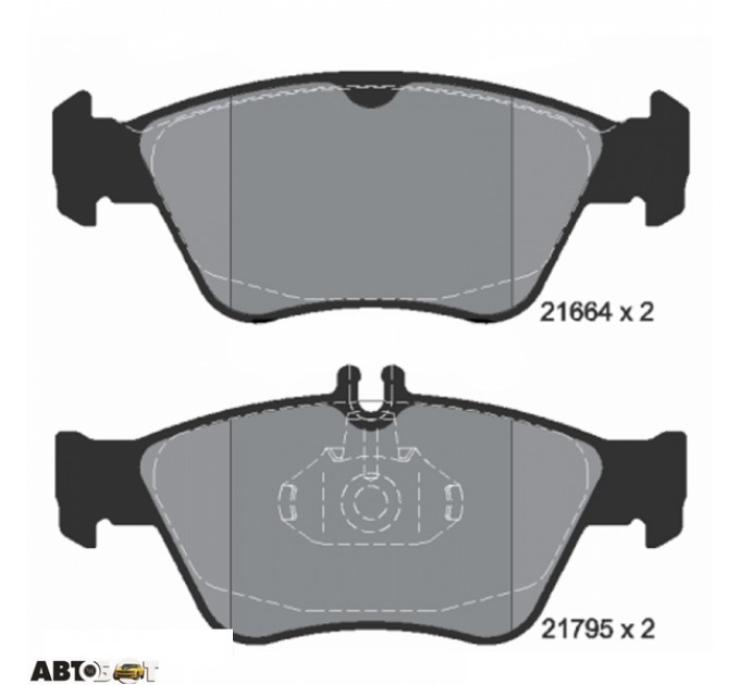 Тормозные колодки Textar 2166404, цена: 2 151 грн.