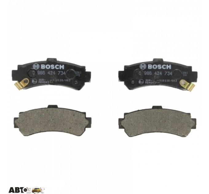 Тормозные колодки Bosch 0 986 424 734, цена: 1 061 грн.