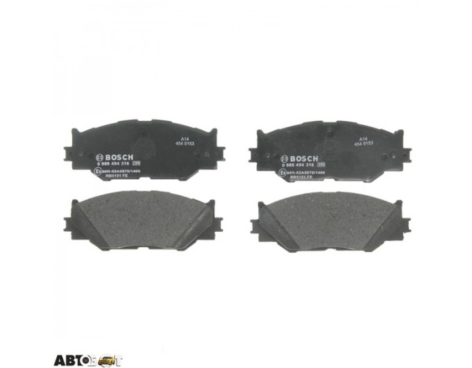 Тормозные колодки Bosch 0 986 494 316, цена: 3 124 грн.