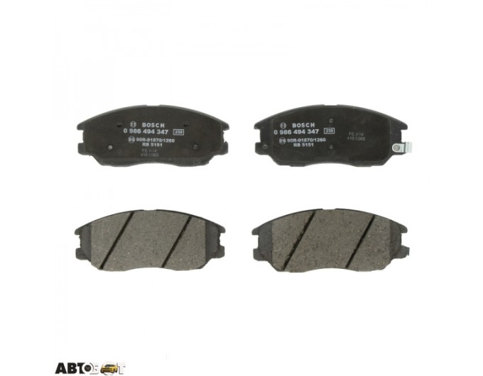 Тормозные колодки Bosch 0 986 494 347, цена: 3 266 грн.