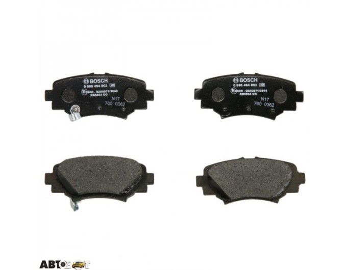 Тормозные колодки Bosch 0 986 494 803, цена: 1 757 грн.