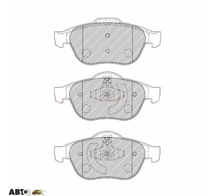 Гальмівні колодки FERODO FE FDB1865, ціна: 1 955 грн.