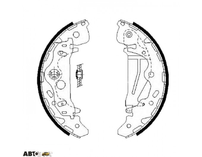Тормозные колодки Bosch 0 986 487 709, цена: 3 618 грн.