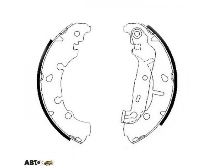 Тормозные колодки Bosch 0 986 487 599, цена: 2 045 грн.