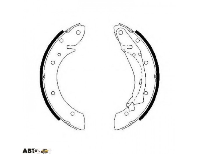 Тормозные колодки Bosch 0 986 487 552, цена: 2 564 грн.