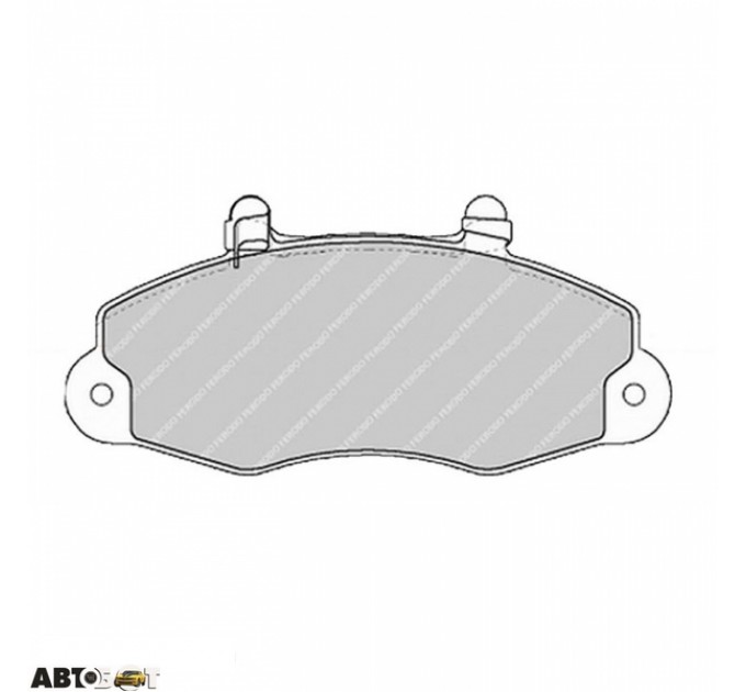 Тормозные колодки FERODO FE FVR1338, цена: 2 046 грн.