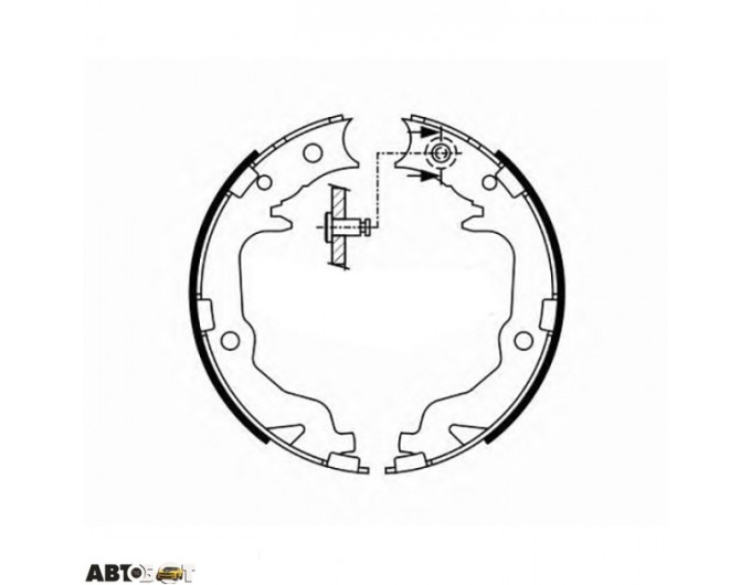 Тормозные колодки Bosch 0 986 487 766, цена: 2 274 грн.