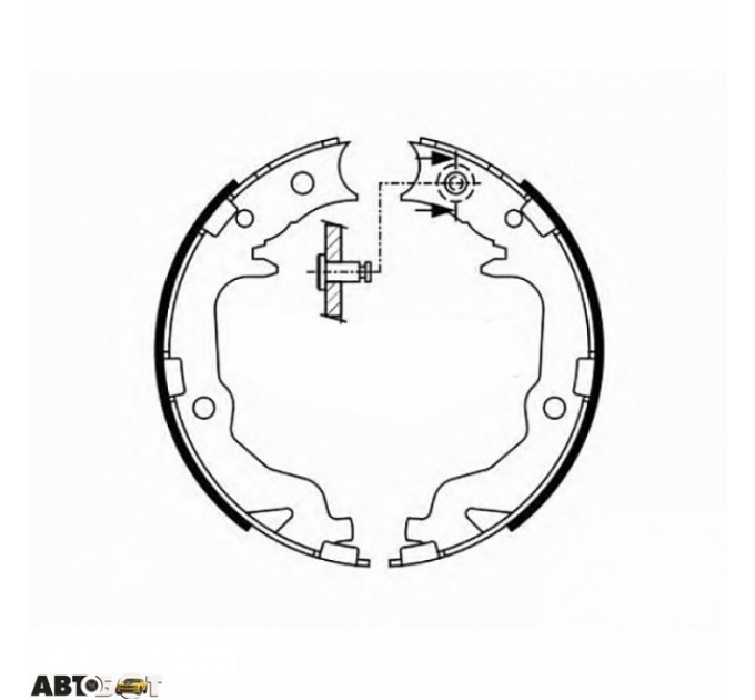 Тормозные колодки Bosch 0 986 487 766, цена: 1 238 грн.