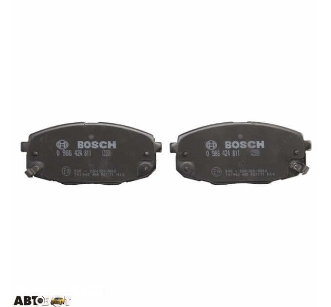 Тормозные колодки Bosch 0 986 424 811, цена: 1 309 грн.