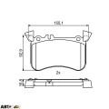 Тормозные колодки Bosch 0 986 495 398, цена: 5 947 грн.