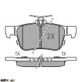 Тормозные колодки Meyle 025 222 3116, цена: 2 604 грн.