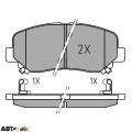 Тормозные колодки Meyle 025 255 6416, цена: 1 919 грн.