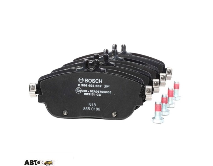 Гальмівні колодки Bosch 0 986 494 662, ціна: 3 663 грн.