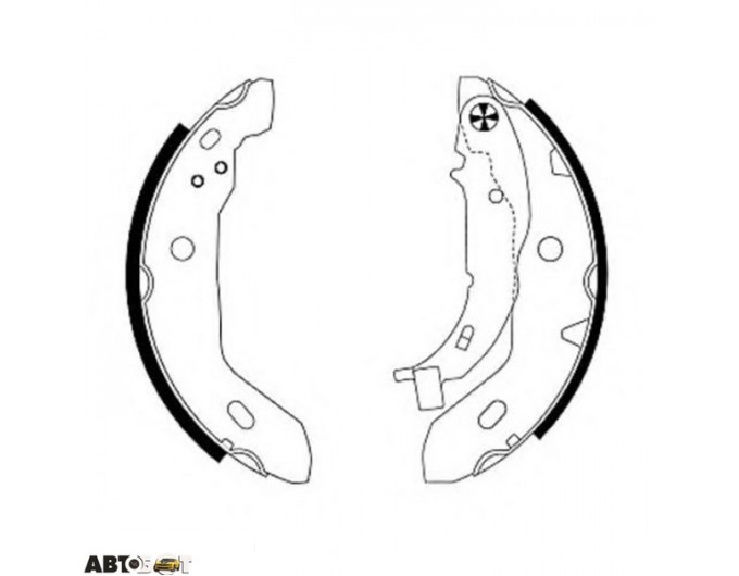 Тормозные колодки Bosch 0 986 487 852, цена: 1 810 грн.