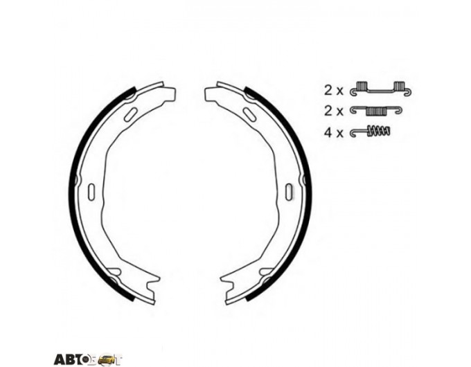 Тормозные колодки Bosch 0986487723, цена: 1 994 грн.