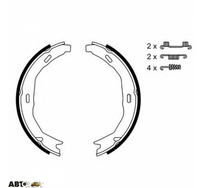 Тормозные колодки Bosch 0986487723, цена: 1 086 грн.