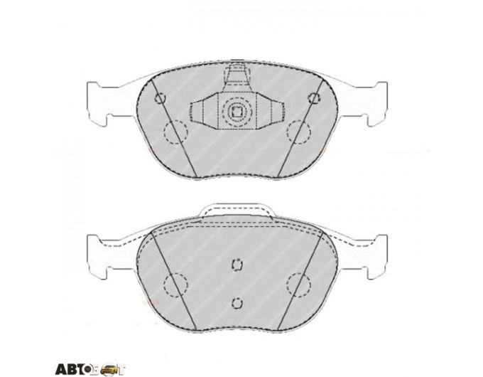 Тормозные колодки FERODO FE FVR1568, цена: 2 966 грн.