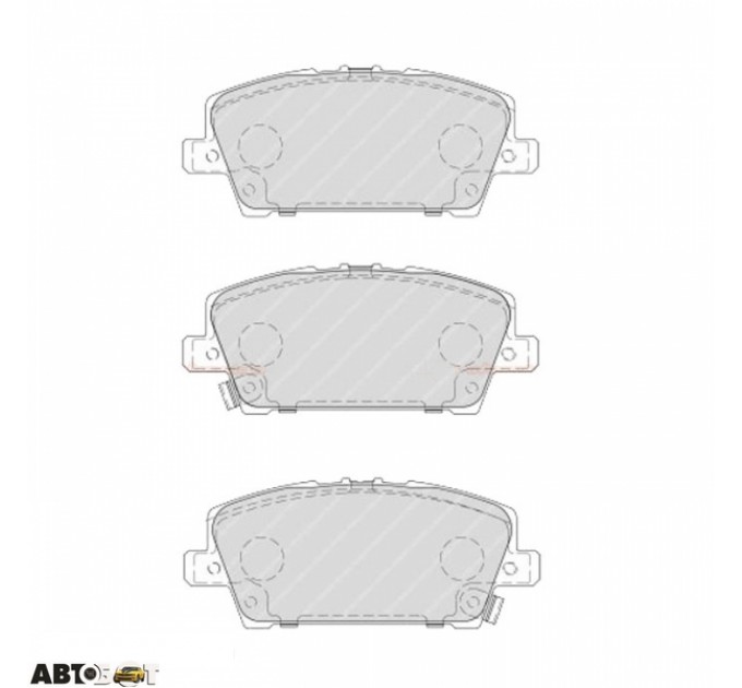 Гальмівні колодки FERODO FE FDB1859, ціна: 2 069 грн.