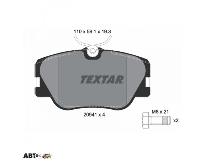 Гальмівні колодки Textar 2094102, ціна: 3 314 грн.