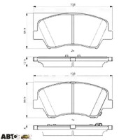 Тормозные колодки Bosch 0 986 494 712