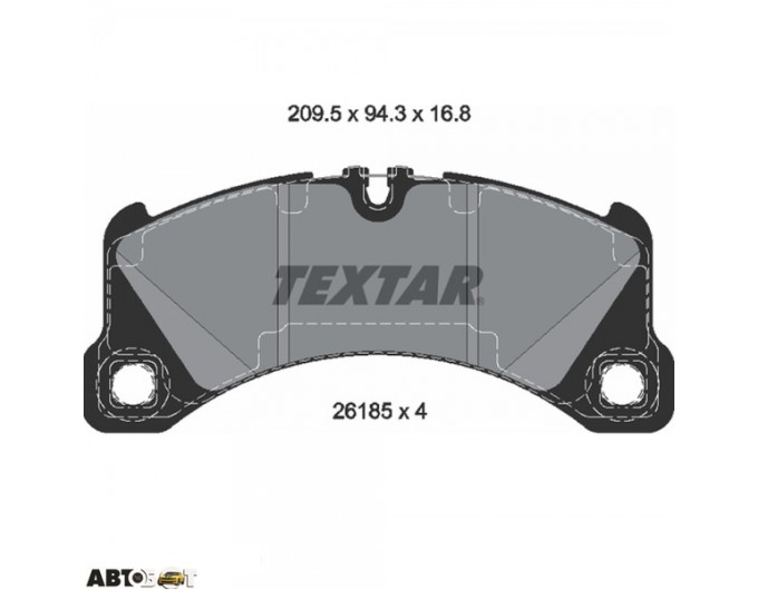 Гальмівні колодки Textar 2618501, ціна: 8 567 грн.