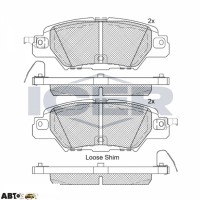 Тормозные колодки ICER 182258