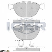 Тормозные колодки ICER 181547