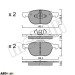 Тормозные колодки METELLI 22-0534-0, цена: 1 019 грн.