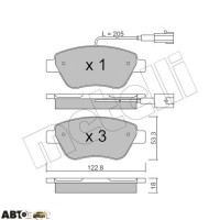 Тормозные колодки METELLI 22-0321-0