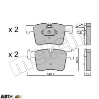 Тормозные колодки METELLI 22-0961-0