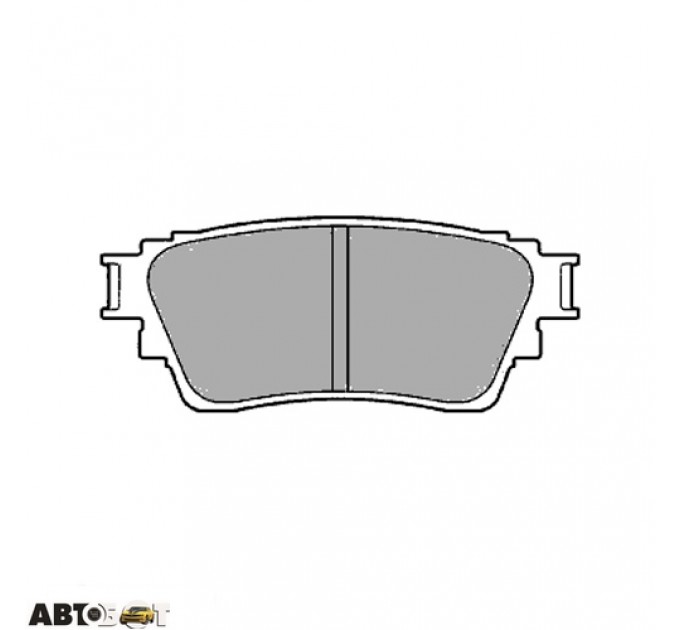 Тормозные колодки DELPHI LP3408, цена: 2 372 грн.