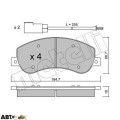 Тормозные колодки METELLI 22-0680-0, цена: 2 602 грн.