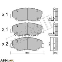 Тормозные колодки METELLI 22-0606-0