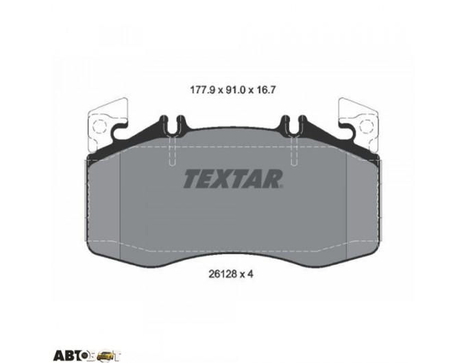 Тормозные колодки Textar 2612801, цена: 20 194 грн.
