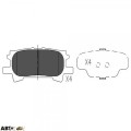 Тормозные колодки KAVO PARTS KBP-9078, цена: 1 300 грн.