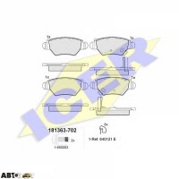 Гальмівні колодки ICER 181363702