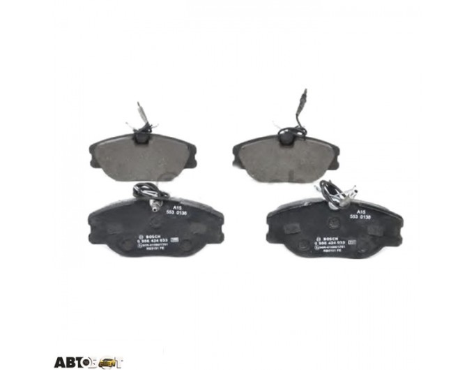 Тормозные колодки Bosch 0 986 424 033, цена: 2 351 грн.