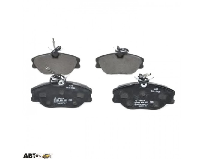Тормозные колодки Bosch 0 986 424 033, цена: 2 351 грн.